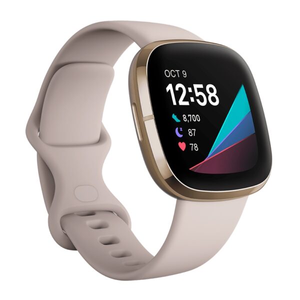 Relógio Smartwatch Fitbit Sense Fitbit Branco Lunar